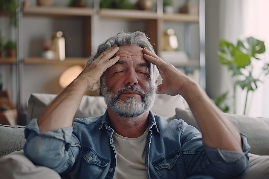 estresse e dor de cabeça
